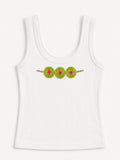 Martini Graphic Tank Top