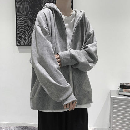 Y2K Men Zip-Up Hoodie