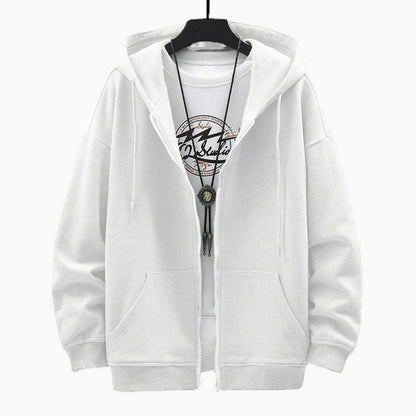 Y2K Men Zip-Up Hoodie