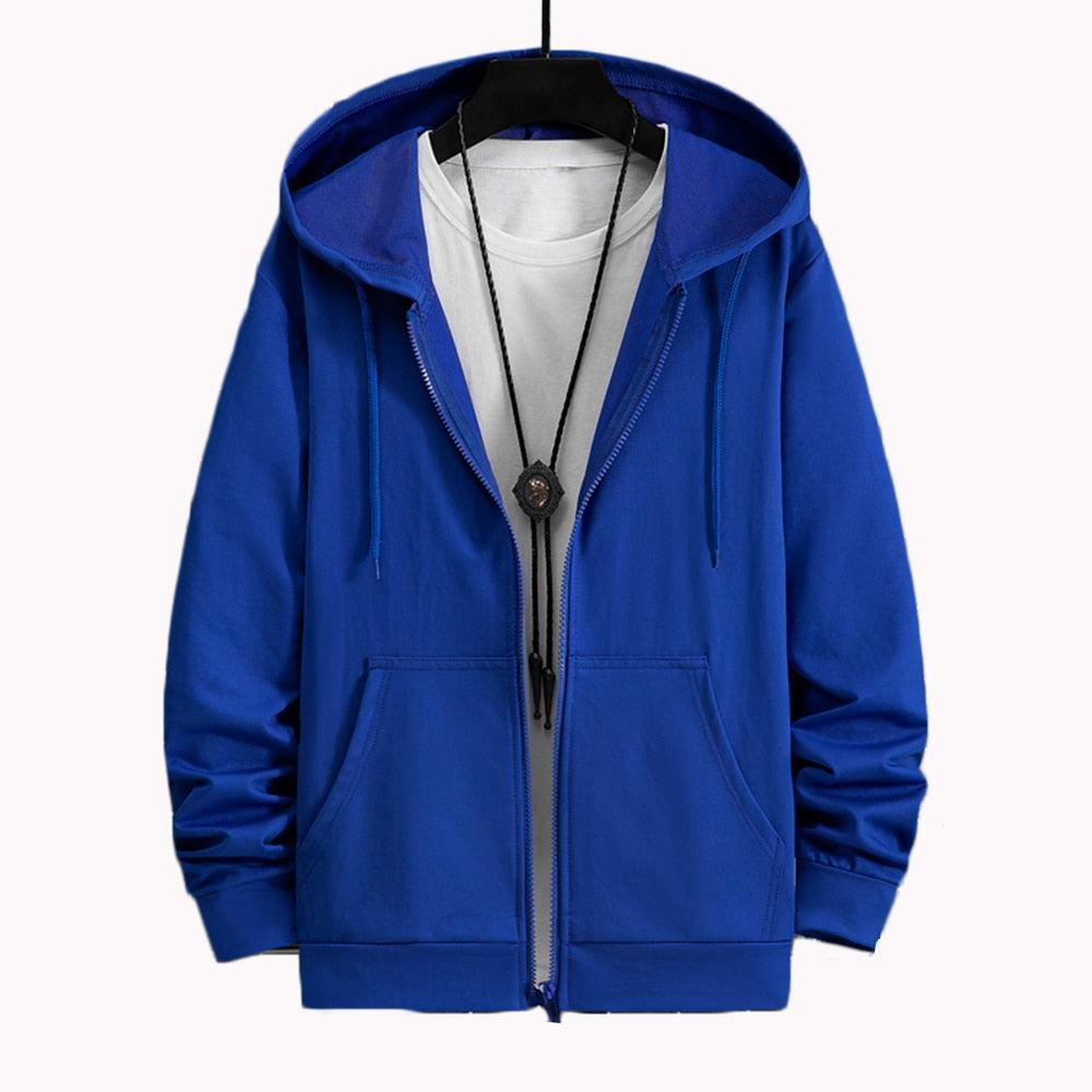Y2K Men Zip-Up Hoodie