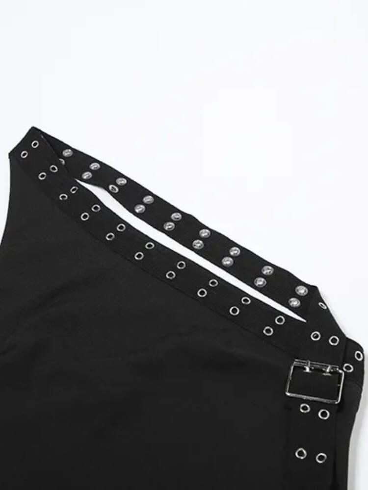 Y2K Metal Trim Top & Shorts Set