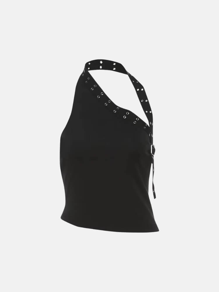 Y2K Metal Trim Top & Shorts Set