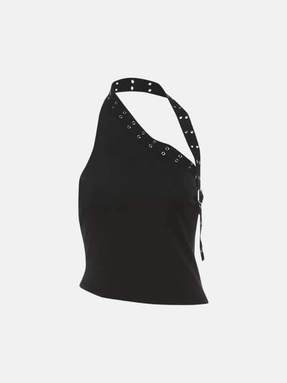 Y2K Metal Trim Top & Shorts Set