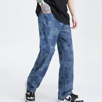 Y2K Mid Wash Wide Leg Jeans