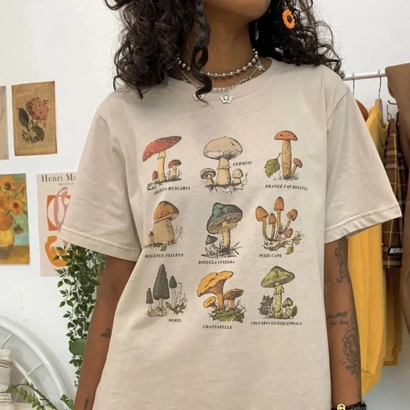 Y2K Mushrooms Tee