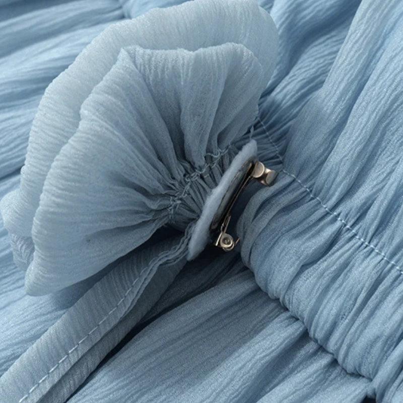 Y2K Off Shoulder Ruffled Mini Dress