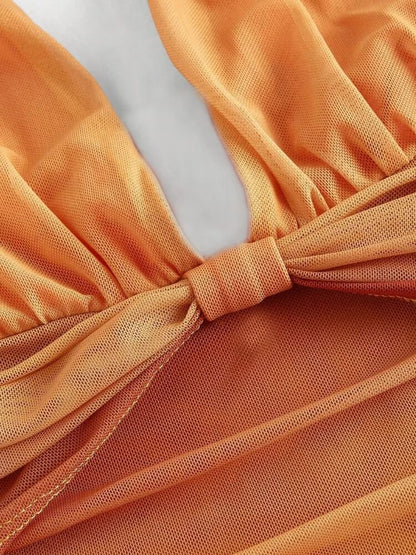Y2K Ombre Halter Dress