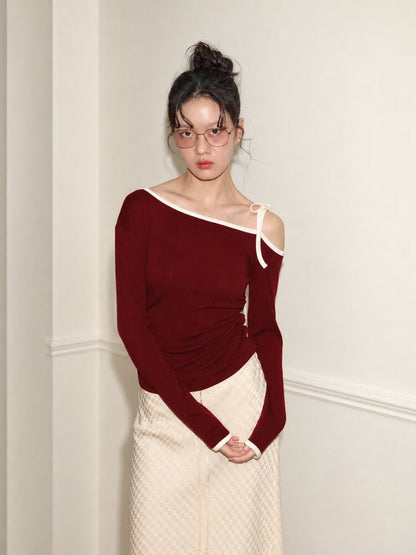 Y2K One Shoulder Top