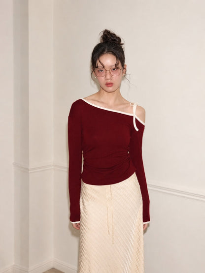 Y2K One Shoulder Top