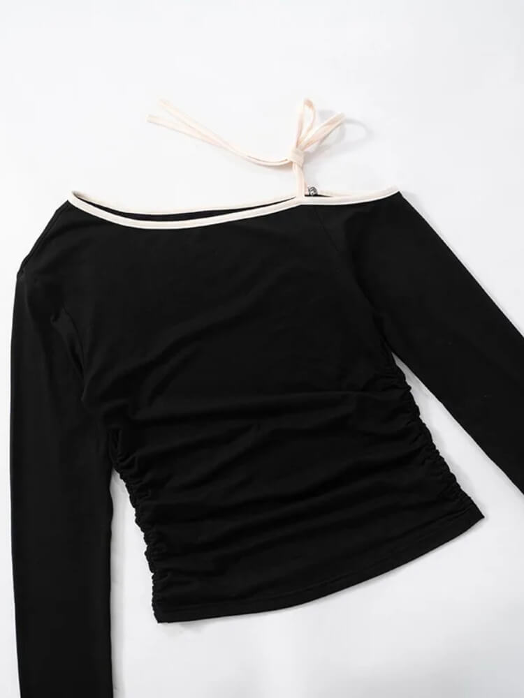 Y2K One Shoulder Top