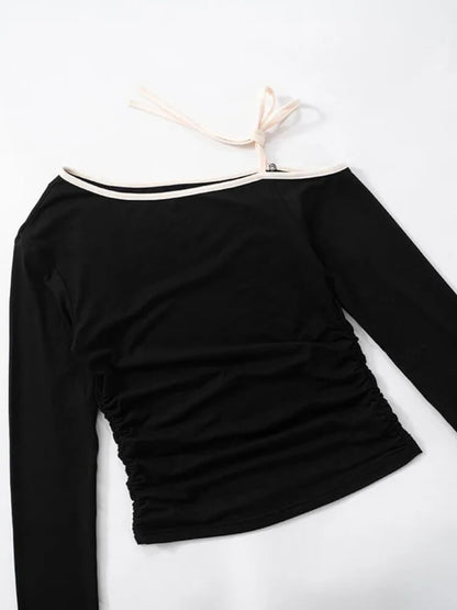 Y2K One Shoulder Top