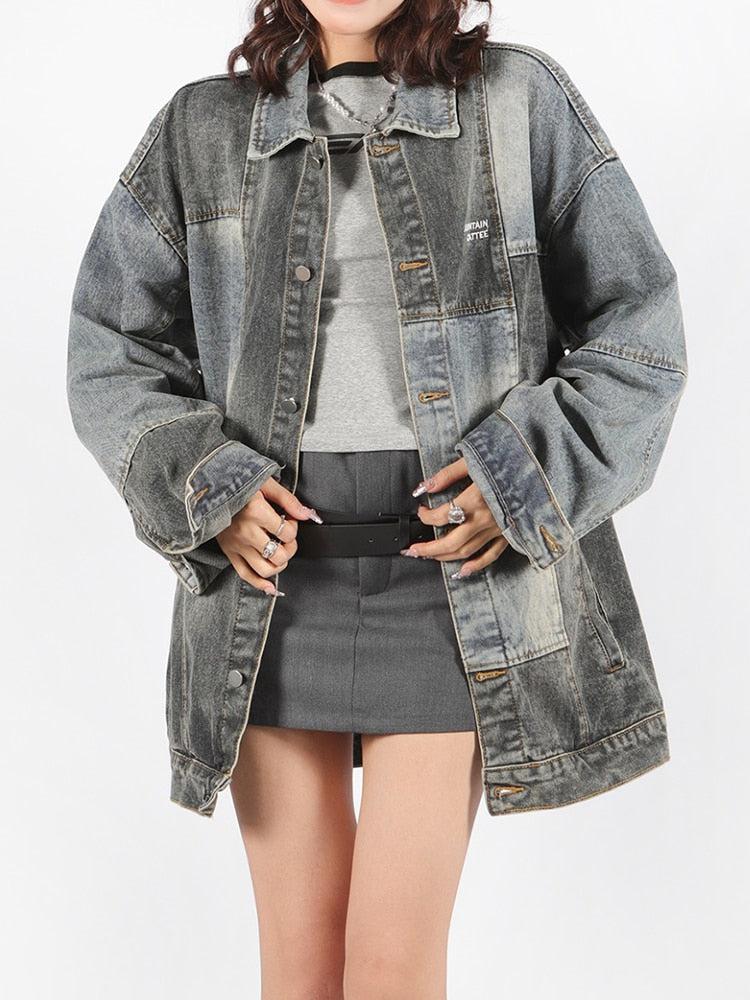 Y2K Oversized Denim Jacket