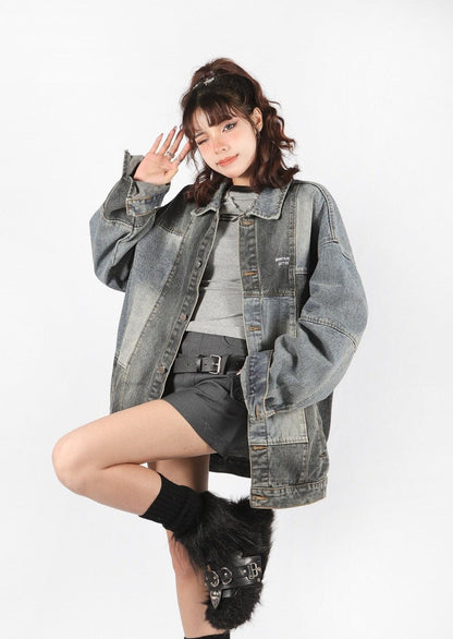 Y2K Oversized Denim Jacket