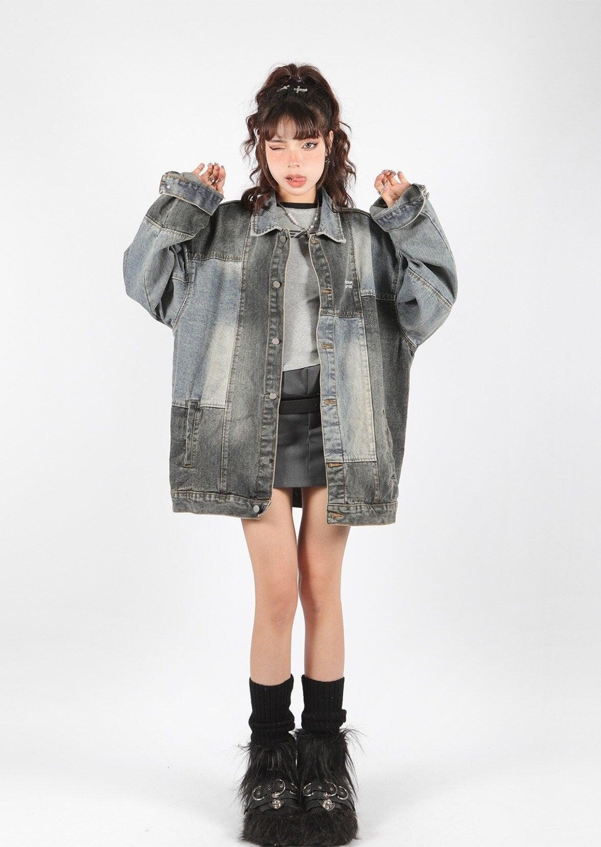 Y2K Oversized Denim Jacket