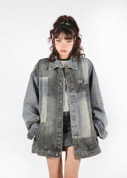 Y2K Oversized Denim Jacket
