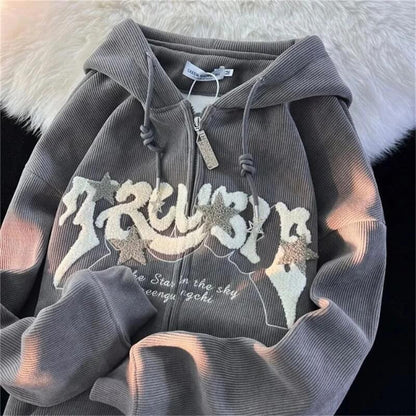 Y2K Oversized Graphic Hoodie