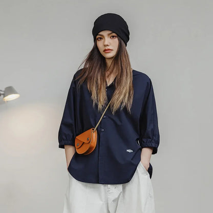 Y2K Oversized Puff Sleeve Shirt