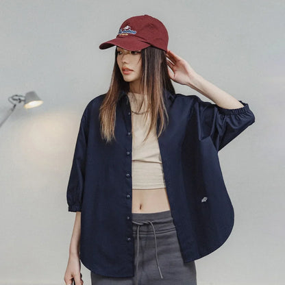 Y2K Oversized Puff Sleeve Shirt