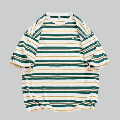 Y2K Oversized Striped Tee