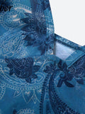Paisley Mesh Crop Top