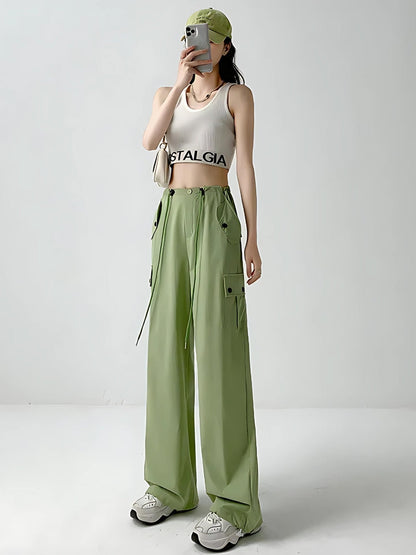 Y2K Parachute Cargo Pants