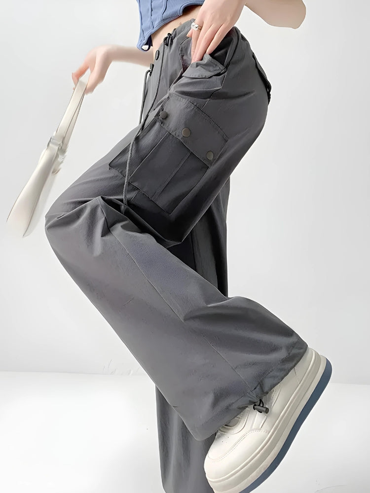 Y2K Parachute Cargo Pants