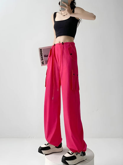 Y2K Parachute Cargo Pants