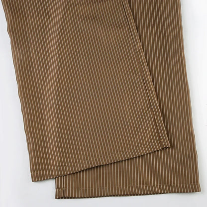 Y2K Pinstripe Baggy Pants
