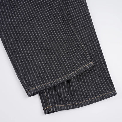 Y2K Pinstripe Tailored Baggy Pants