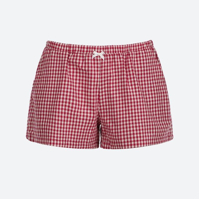 Y2K Plaid Boxer Shorts