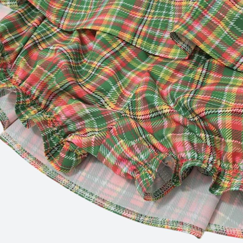 Y2K Plaid Mini Skort