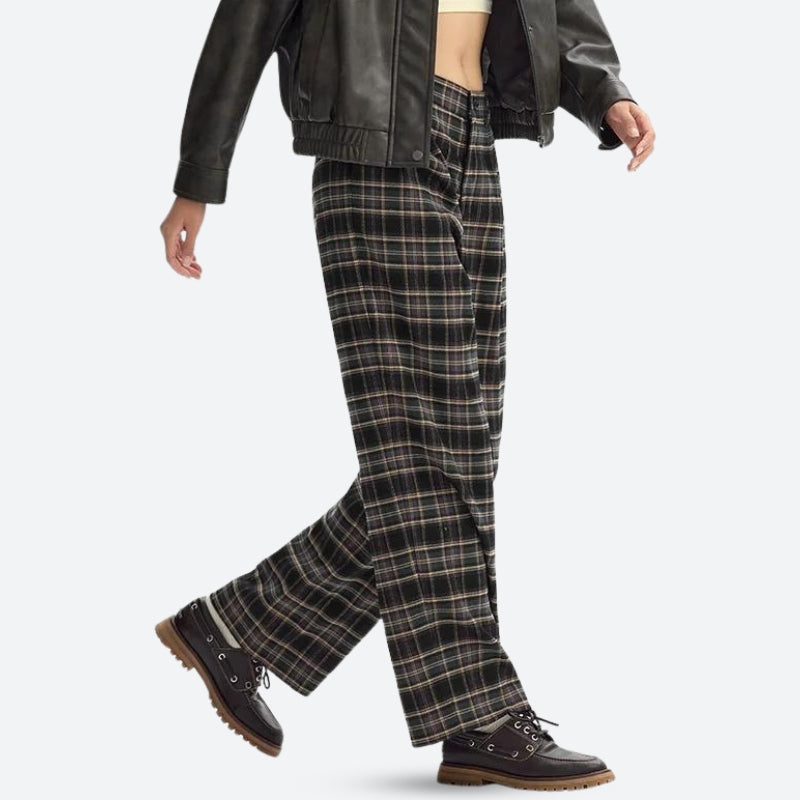 Y2K Plaid Pajama Pants