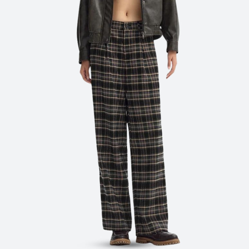 Y2K Plaid Pajama Pants