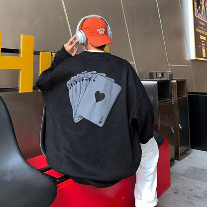 Y2K Playing Cards Sweatshirt