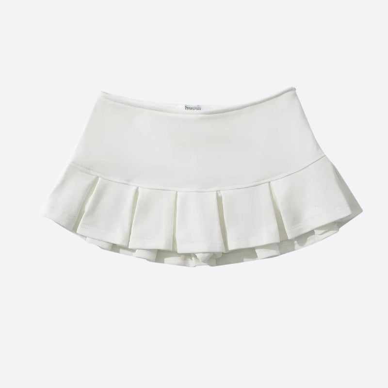 Y2K Pleated Micro Skort