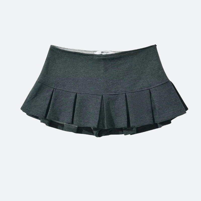 Y2K Pleated Micro Skort