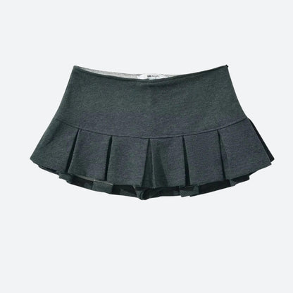 Y2K Pleated Micro Skort