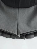 Pleated Mini Skort