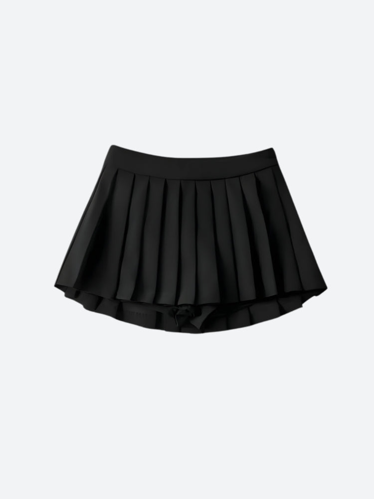 Y2K Pleated Mini School Skort