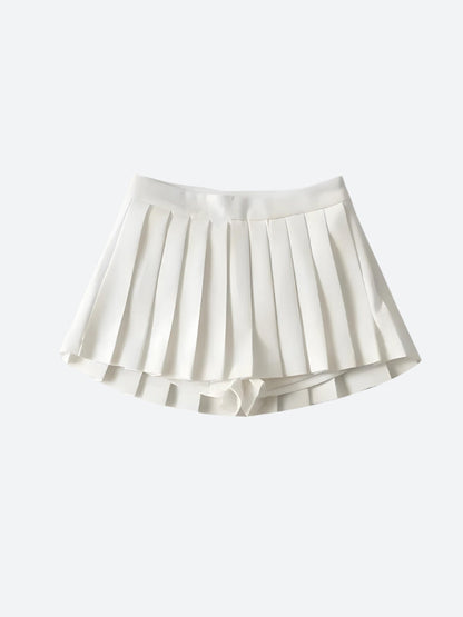 Y2K Pleated Mini School Skort