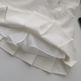Pleated Mini Skirt