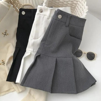 Y2K Pleated Mini Skirt