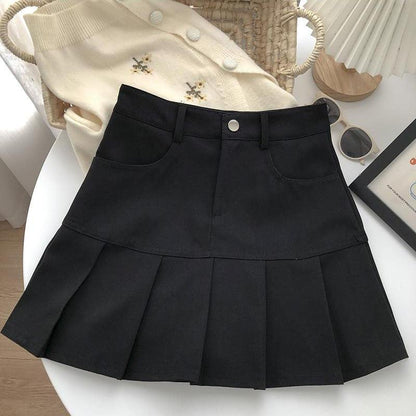 Y2K Pleated Mini Skirt