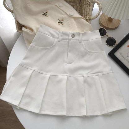 Y2K Pleated Mini Skirt