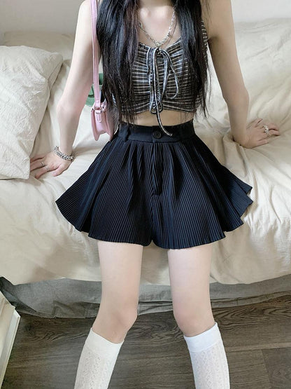Y2K Pleated Mini Skort
