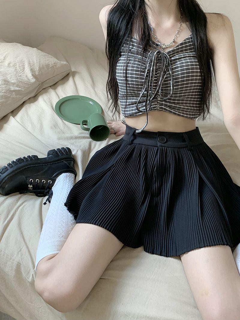 Y2K Pleated Mini Skort