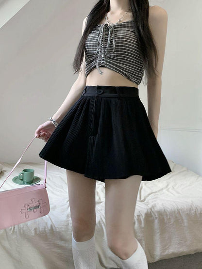 Y2K Pleated Mini Skort