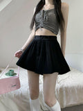 Y2K Inspired Pleated Mini Skort for Trendy Casual Style