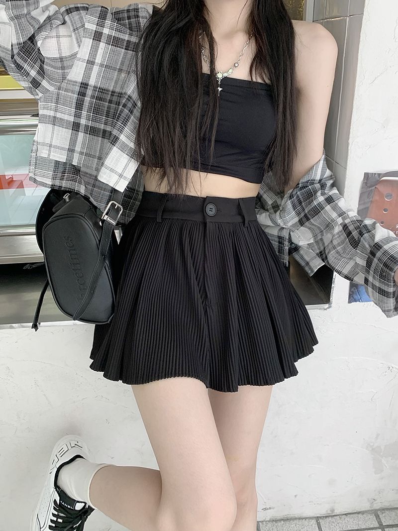 Y2K Pleated Mini Skort