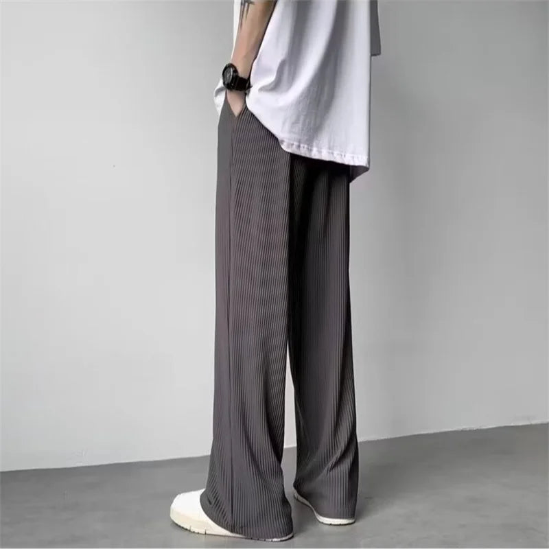 Y2K Pleated Straight Leg Pants